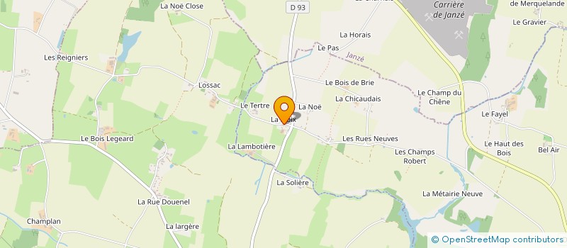 localisation de l'entreprise MONSIEUR EMILE ANDRIAMASOLOMANAMA  LA COUYERE