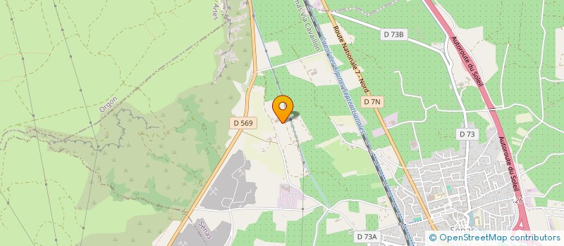 localisation de l'entreprise MONSIEUR EMILE ARENAS  SENAS