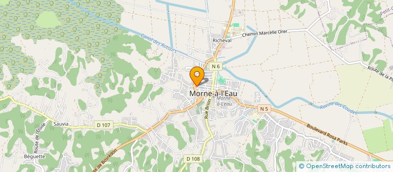 localisation de l'entreprise MONSIEUR EMILE ARISTARQUE  MORNE-A-L'EAU
