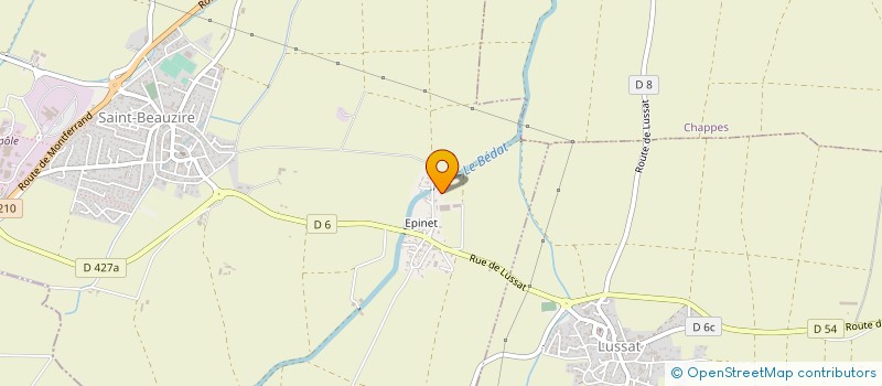 localisation de l'entreprise MONSIEUR EMILE ARNOUX à SAINT-BEAUZIRE