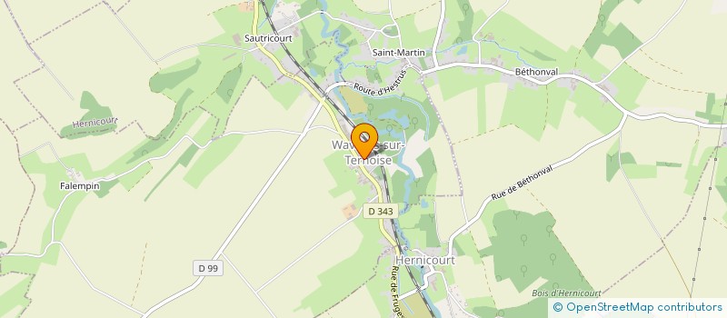 localisation de l'entreprise MONSIEUR EMILE BALESDENT  WAVRANS-SUR-TERNOISE