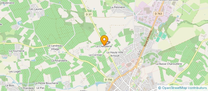 localisation de l'entreprise MONSIEUR EMILE BEAUCHEREAU à VALLET