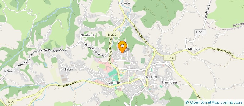 localisation de l'entreprise MONSIEUR EMILE BENAC à HASPARREN