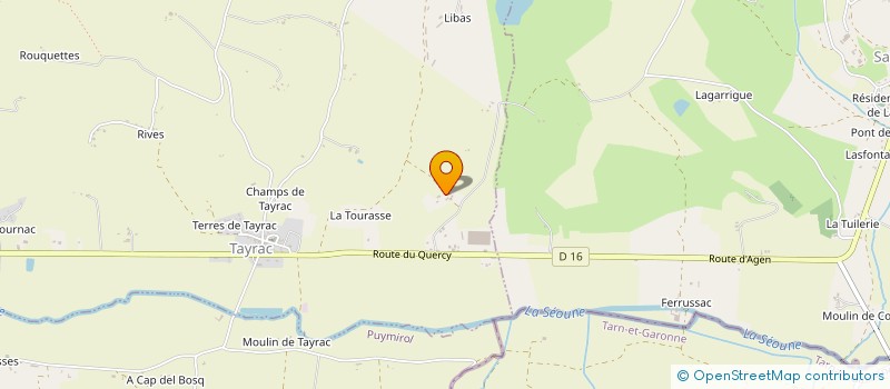 localisation de l'entreprise MONSIEUR EMILE BERGER  SAINT-URCISSE