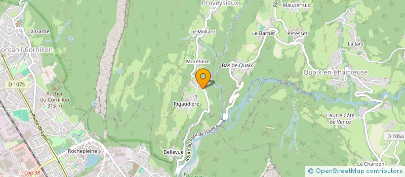 localisation de l'entreprise MONSIEUR EMILE BERTRAND  PROVEYSIEUX