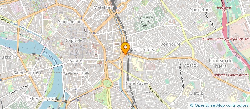 localisation de l'entreprise MONSIEUR EMILE BESSEDE  TOULOUSE