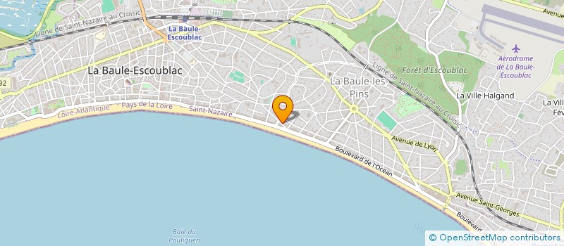 localisation de l'entreprise MONSIEUR EMILE BODIGUEL à LA BAULE-ESCOUBLAC