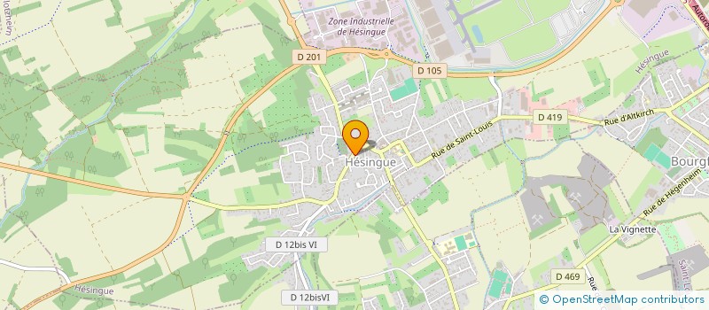 localisation de l'entreprise MONSIEUR EMILE BOHRER  HESINGUE