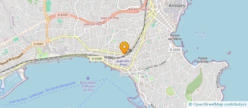 localisation de l'entreprise MONSIEUR EMILE BONFIGLIOLI à ANTIBES