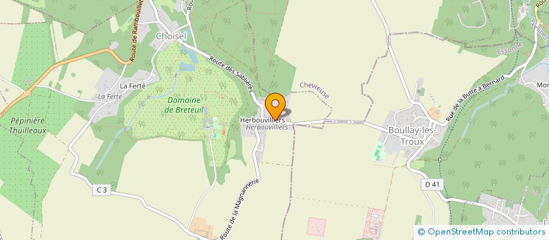 localisation de l'entreprise MONSIEUR EMILE BORONAT  CHOISEL