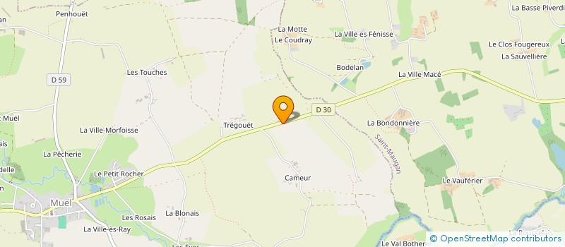 localisation de l'entreprise MONSIEUR EMILE BOUETARD à MUEL