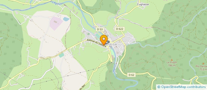 localisation de l'entreprise MONSIEUR EMILE BOUISSIERE  BRASSAC