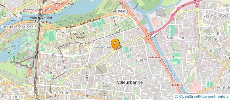 localisation de l'entreprise MONSIEUR EMILE BOUQUET à VILLEURBANNE