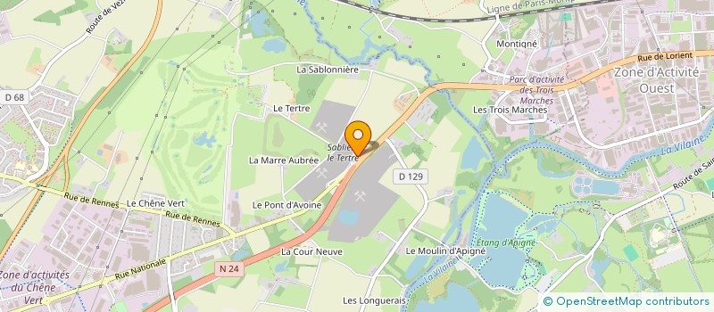 localisation de l'entreprise MONSIEUR EMILE BOURGEOIS à LE RHEU