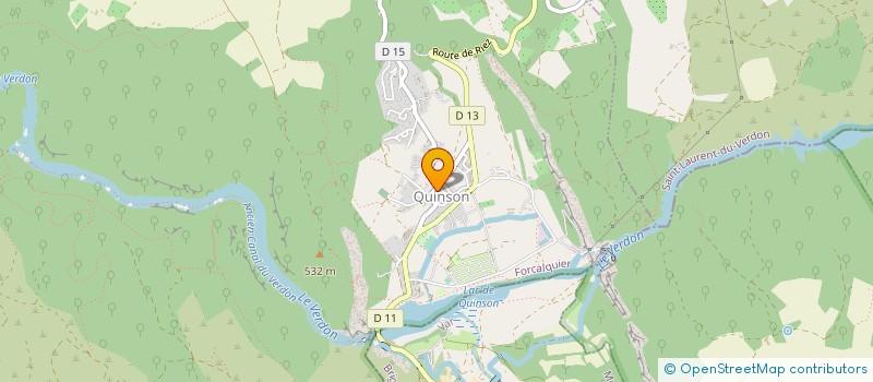 localisation de l'entreprise MONSIEUR EMILE BOURGES  QUINSON