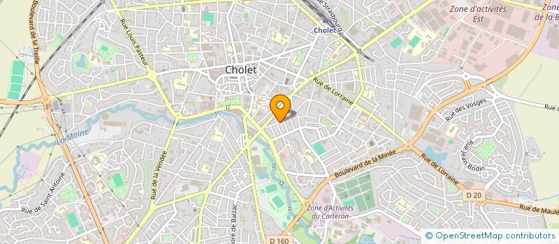 localisation de l'entreprise MONSIEUR EMILE BREMOND à CHOLET