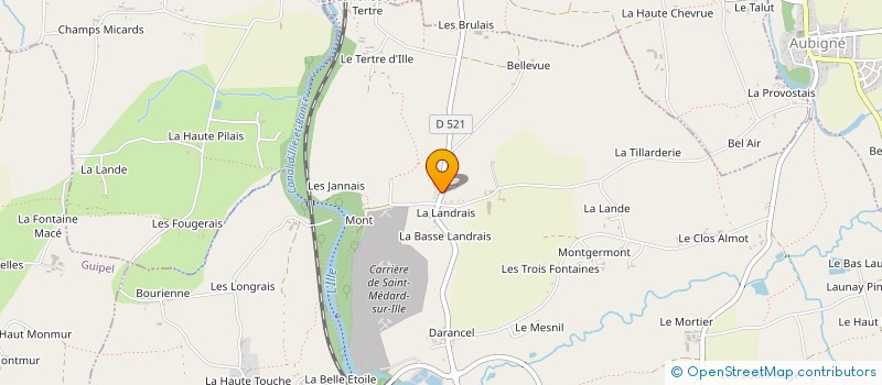 localisation de l'entreprise MONSIEUR EMILE BRIAND à SAINT AUBIN D'AUBIGNE