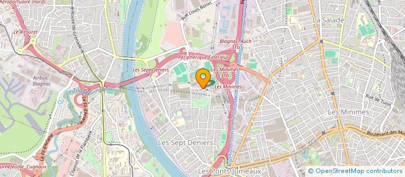 localisation de l'entreprise MONSIEUR EMILE BRIGE  TOULOUSE