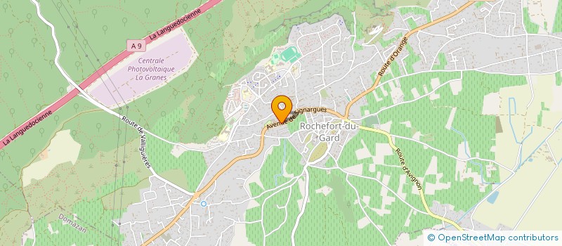 localisation de l'entreprise MONSIEUR EMILE BRUN  ROCHEFORT-DU-GARD