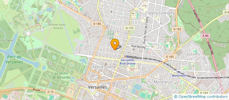 localisation de l'entreprise MONSIEUR EMILE CAILLAUD à VERSAILLES