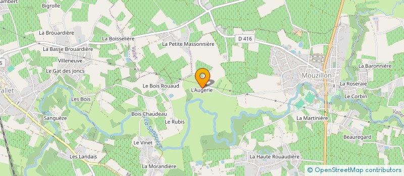 localisation de l'entreprise MONSIEUR EMILE CAILLER  MOUZILLON