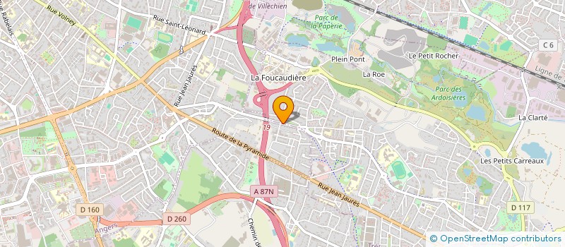 localisation de l'entreprise MONSIEUR EMILE CAPELLO à ANGERS