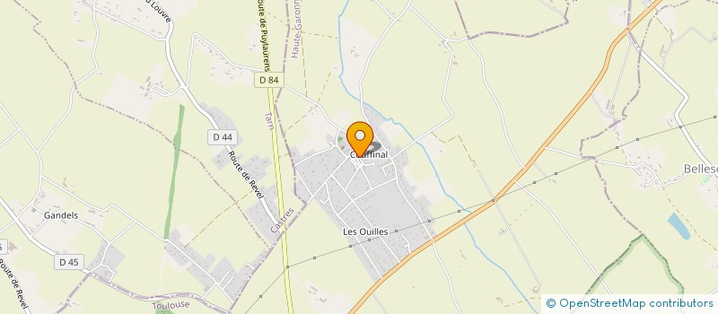 localisation de l'entreprise MONSIEUR EMILE CARDONNEL  REVEL