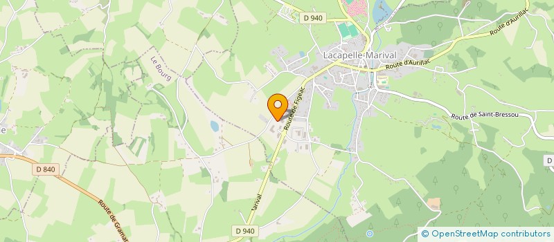 localisation de l'entreprise MONSIEUR EMILE CARRAYROU  LACAPELLE-MARIVAL