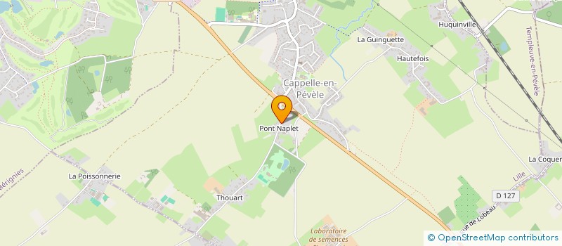 localisation de l'entreprise MONSIEUR EMILE CARRETTE  CAPPELLE-EN-PEVELE