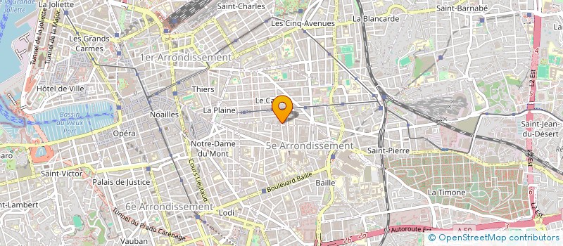 localisation de l'entreprise MONSIEUR EMILE CHALEAT  MARSEILLE