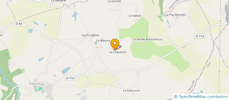 localisation de l'entreprise MONSIEUR EMILE CHAMPEAUX à PERASSAY