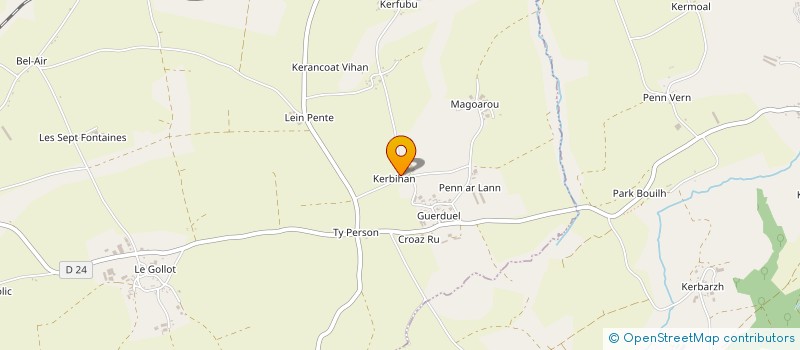 localisation de l'entreprise MONSIEUR EMILE CHAOU  PONT-MELVEZ