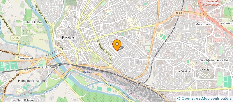 localisation de l'entreprise MONSIEUR EMILE CHERY à BEZIERS