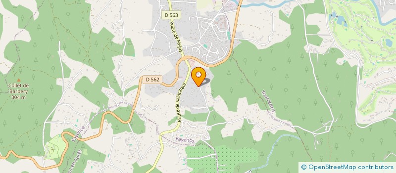 localisation de l'entreprise MONSIEUR EMILE CHIROUSE  FAYENCE