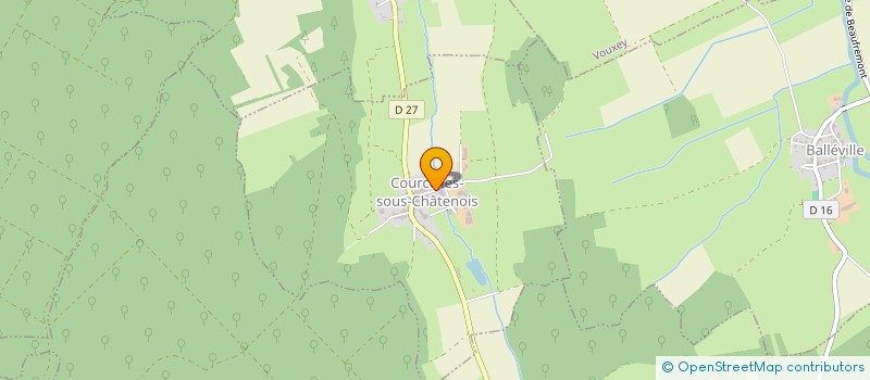 localisation de l'entreprise MONSIEUR EMILE CLAUDE  COURCELLES-SOUS-CHATENOIS