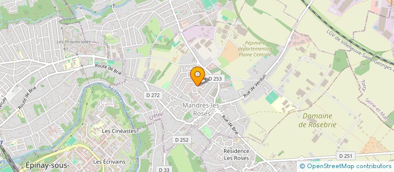 localisation de l'entreprise MONSIEUR EMILE CLERET à MANDRES LES ROSES
