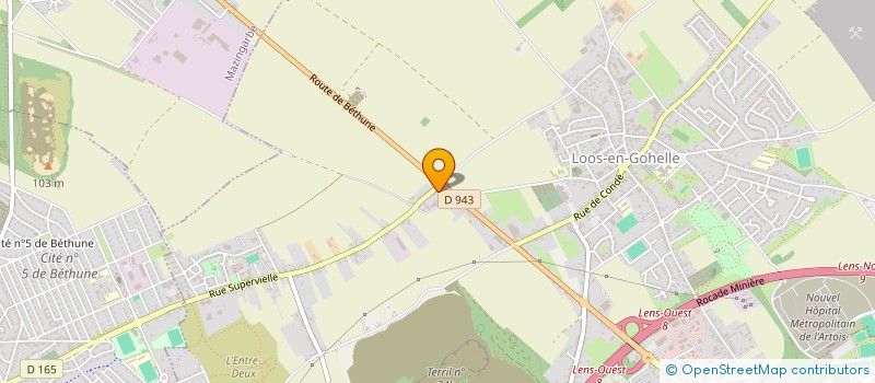 localisation de l'entreprise MONSIEUR EMILE COCLET  LOOS-EN-GOHELLE