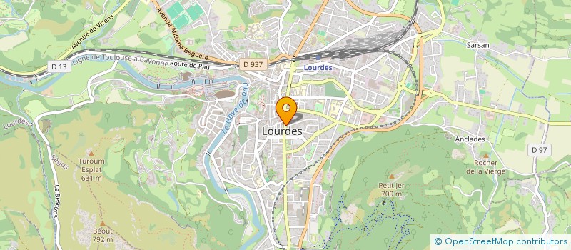 localisation de l'entreprise MONSIEUR EMILE COLONGUE  LOURDES