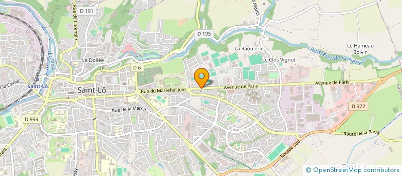 localisation de l'entreprise MONSIEUR EMILE COURTEILLE  SAINT-LO