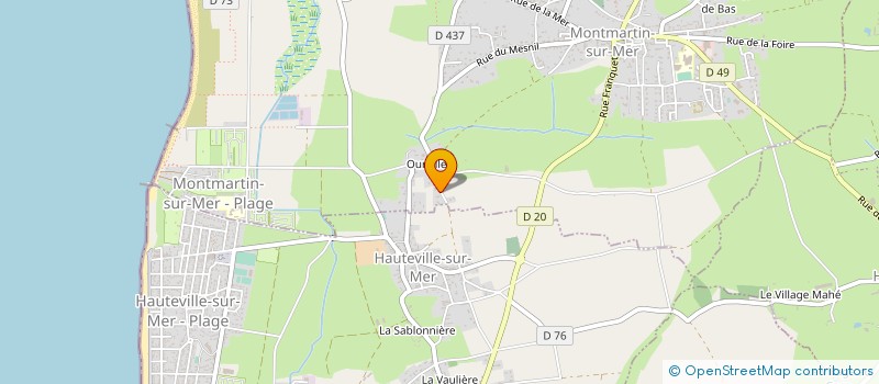 localisation de l'entreprise MONSIEUR EMILE CREANCES  MONTMARTIN-SUR-MER