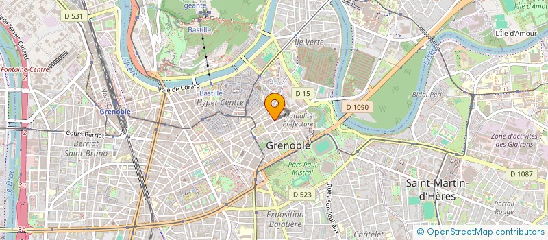 localisation de l'entreprise MONSIEUR EMILE CUSSAC à GRENOBLE