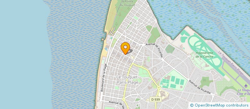 localisation de l'entreprise MONSIEUR EMILE DEBUREAUX à LE TOUQUET-PARIS-PLAGE