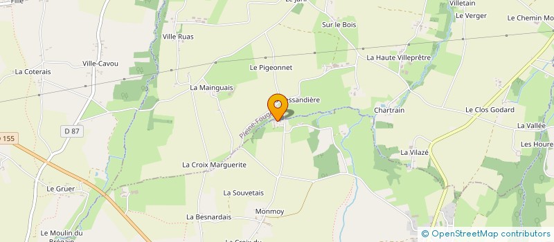 localisation de l'entreprise MONSIEUR EMILE DELAMAIRE  TRANS-LA-FORET