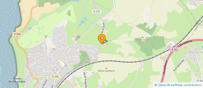 localisation de l'entreprise MONSIEUR EMILE DELATTRE  WIMEREUX