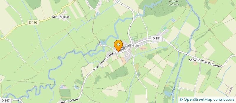 localisation de l'entreprise MONSIEUR EMILE DESBRIERES  LALHEUE