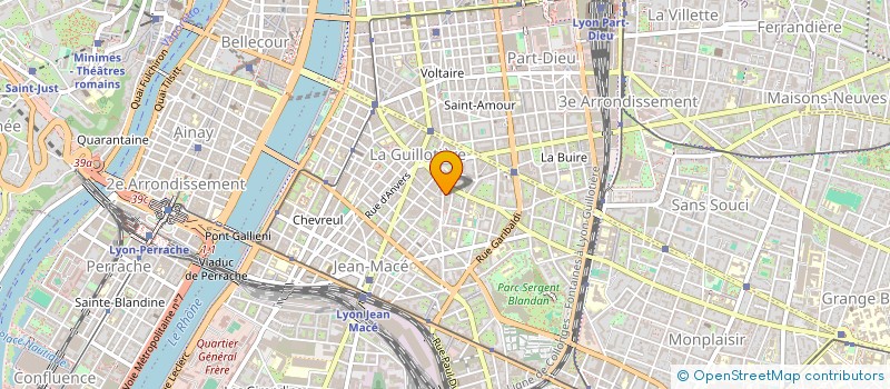 localisation de l'entreprise MONSIEUR EMILE DESROCHE  LYON