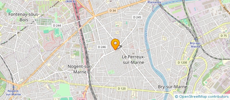localisation de l'entreprise MONSIEUR EMILE DEVIN  LE PERREUX-SUR-MARNE
