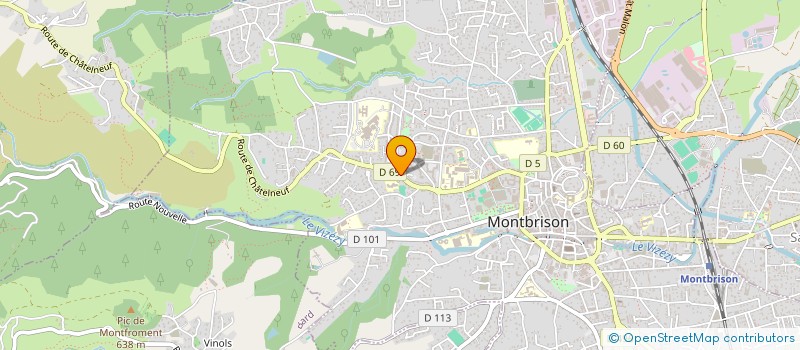 localisation de l'entreprise MONSIEUR EMILE DEYRAT  MONTBRISON