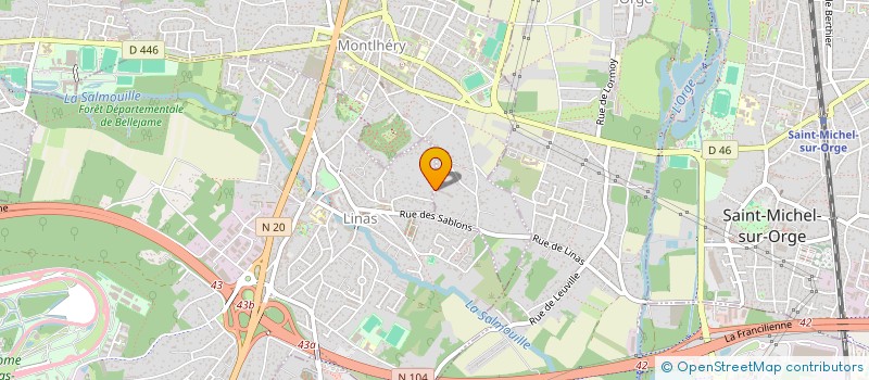 localisation de l'entreprise MONSIEUR EMILE DIDIER  MONTLHERY