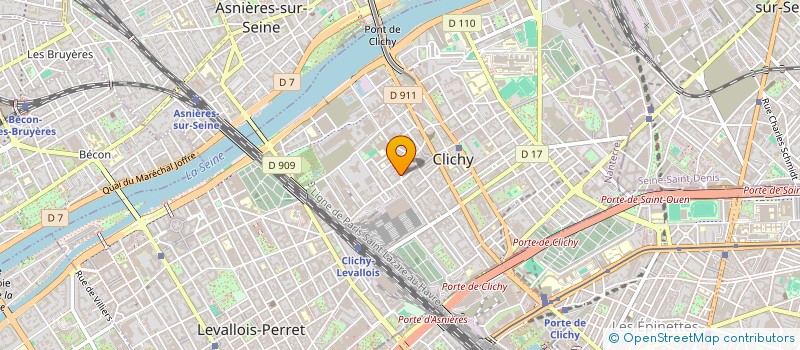 localisation de l'entreprise MONSIEUR EMILE DONNADIEU à CLICHY